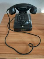 Altes analoges Telefon mit Wählscheibe schwarz Post  W48 Niedersachsen - Oetzen Vorschau