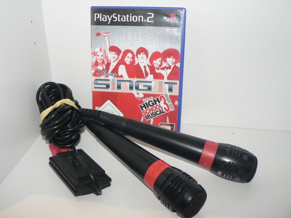Playstation Singstar Mikrofone mit Spiel / PS2 PS3 Mikros + Spiel in Hannover