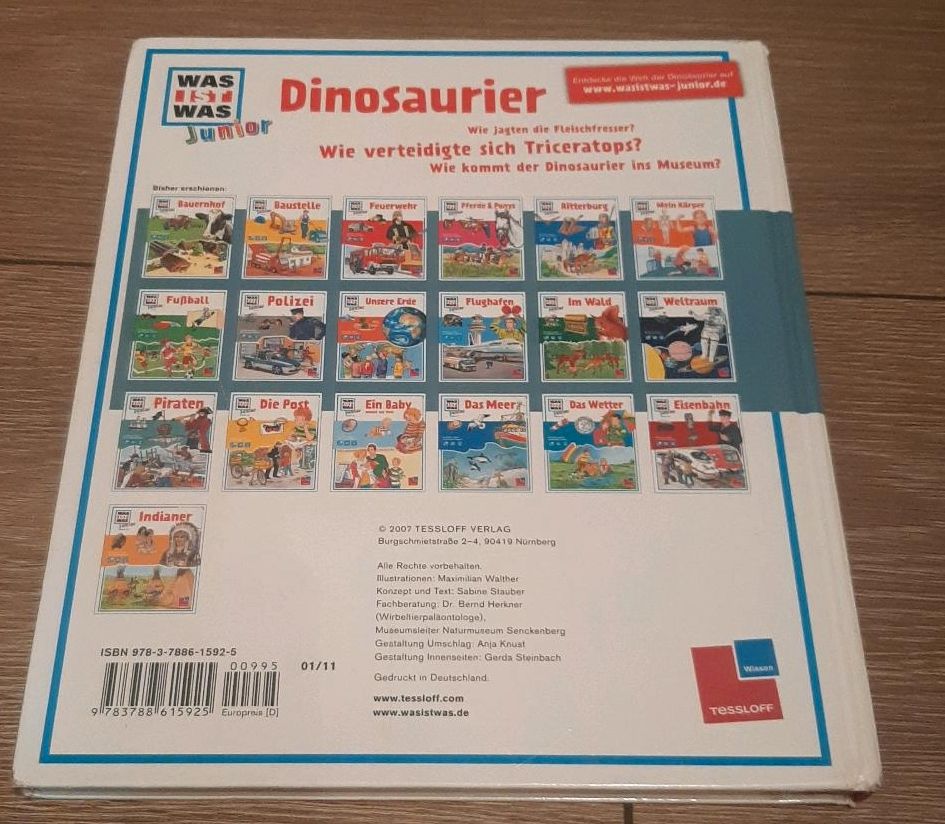 Was ist was Dinosaurier junior Buch + CD-Ausgestorbene Tiere in Landau in der Pfalz