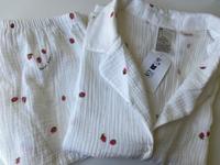 ♥H&M Pyjama Musselin weiß Erdbeeren Gr. S❤️NEU❤️mit Etikett Nordrhein-Westfalen - Hilden Vorschau