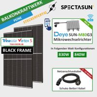 ☀️Balkonkraftwerk 830W - 840W Trina Module mit 800w DEYE Microwechselrichter ✅ SOFORT ABHOLBEREIT☀️Peine Niedersachsen - Peine Vorschau