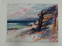 Kurt Klamann Aquarell/Gouache von 1965, Strand von Zingst Sachsen-Anhalt - Raguhn Vorschau