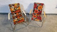 2 alte Camping Stühle  Oldtimer Blumen Flower Power Hippie Nordrhein-Westfalen - Lippstadt Vorschau