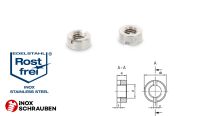 Schlitzmuttern Edelstahl   M3 - 100 Stück Niedersachsen - Winsen (Aller) Vorschau