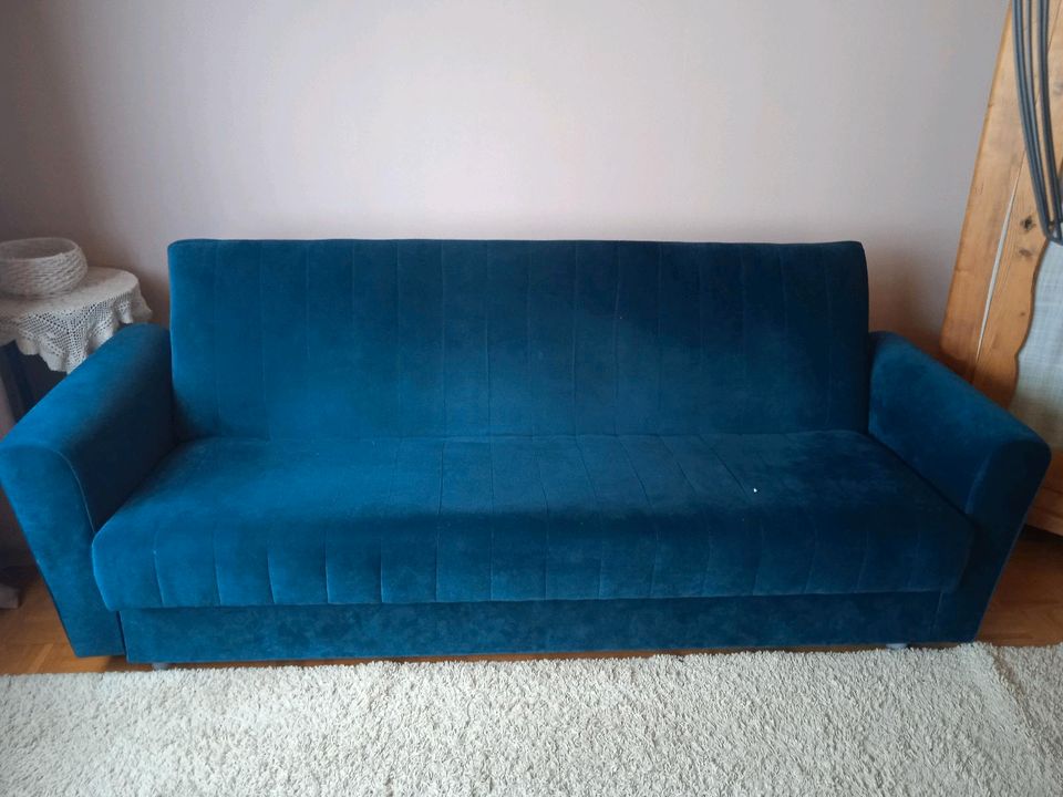 Sofa in Blau in Rottenburg am Neckar