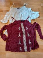 2 Shirts/ Tops / Tunika  schulterfrei Gr 44 Hessen - Neuberg Vorschau