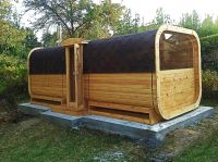 Quadro Sauna 5,2m mit Ruheraum Gartensauna Außensauna Hessen - Neu-Isenburg Vorschau