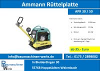 Ammann Rüttelplatte APR30/50 Miete Rüttler Verdichtung Verdichter Rheinland-Pfalz - Hoppstädten-Weiersbach Vorschau