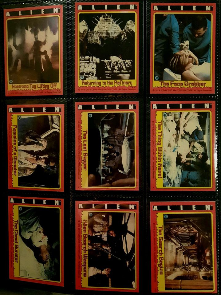 Alien Topps 1979 - Sammelkarten - Trading Cards - non Sports in Uttenreuth