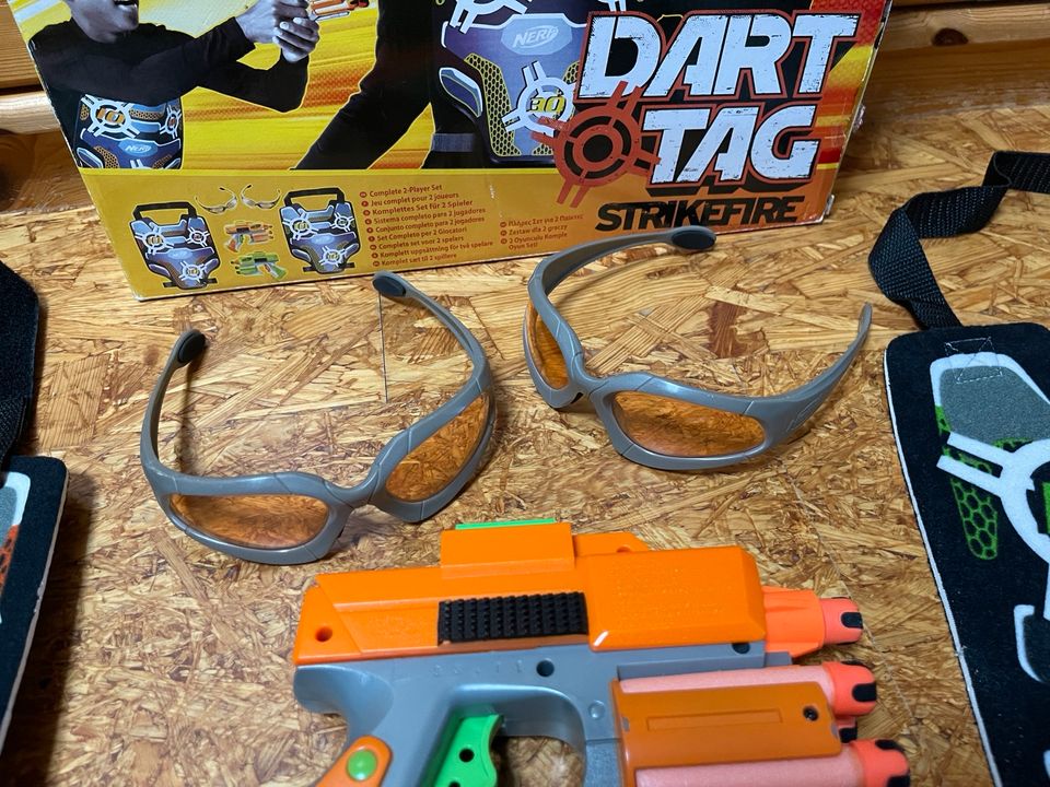 Nerf DartTag Strikefire Set komplettes Set - Guter Zustand in Dürrwangen