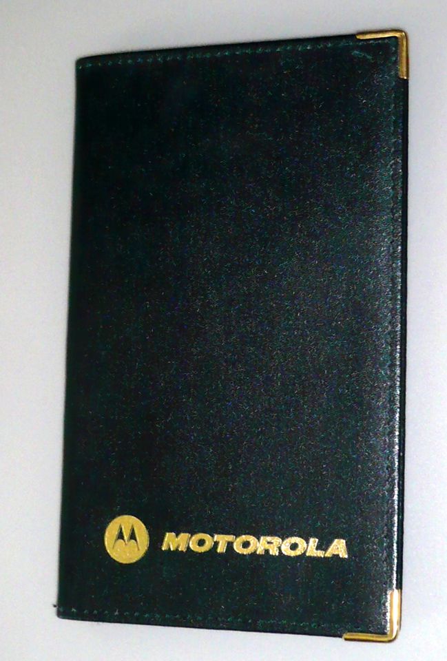 Brieftasche Leder schwarz - Made in England ★ MOTOROLA in Lübeck