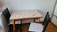 Esstisch und 2 Stühle, Küche, Tisch, Vintage, Vollholz Hessen - Königstein im Taunus Vorschau