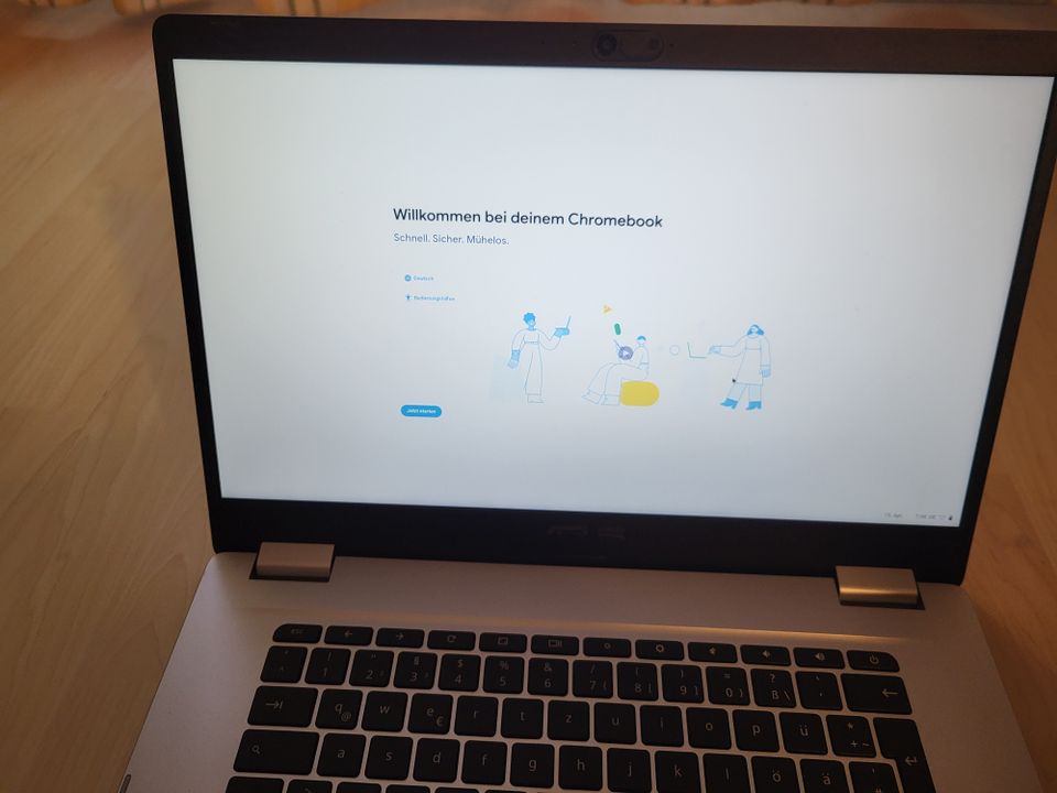 ASUS Chromebook C523N, gebraucht, mit Netzteil im Originalkarton in Pinneberg