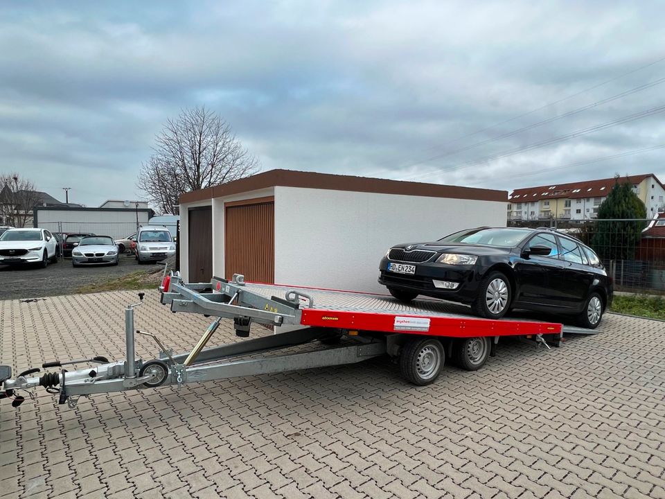 Böckmann Autotrailer / PKW Transportanhänger zu vermieten in Leimen