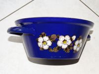 ✅Emaille Topf Blau als Deko, Blumentopf, Blumen motiv, 22cm Bayern - Schwarzenbruck Vorschau