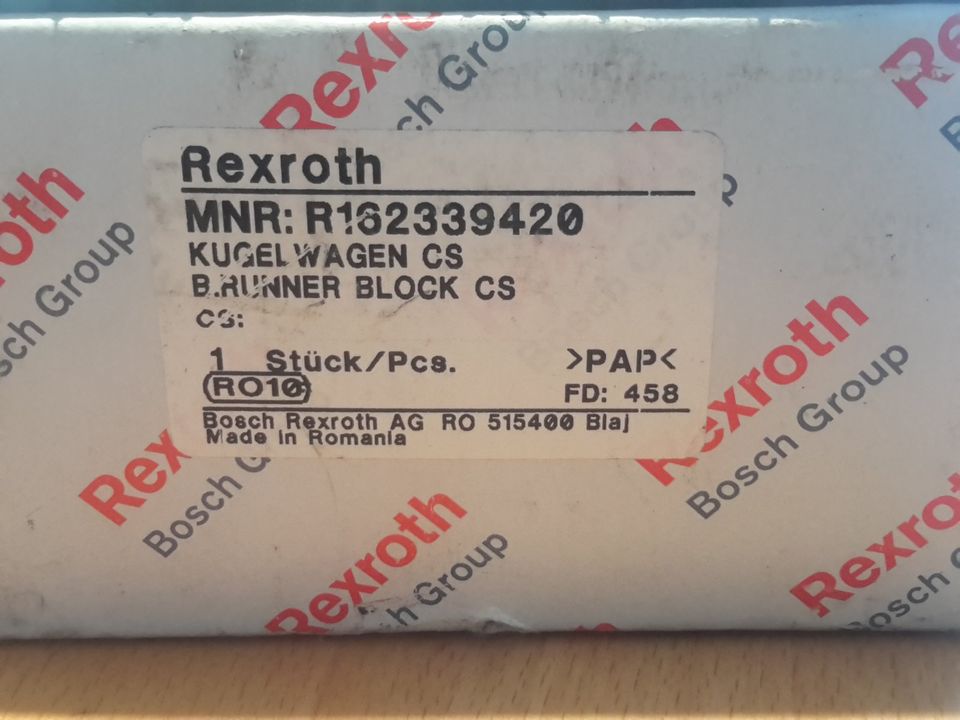 BOSCH Rexroth Kugelwagen R162339420 Führungswagen NEU inkl. V. in Hanau