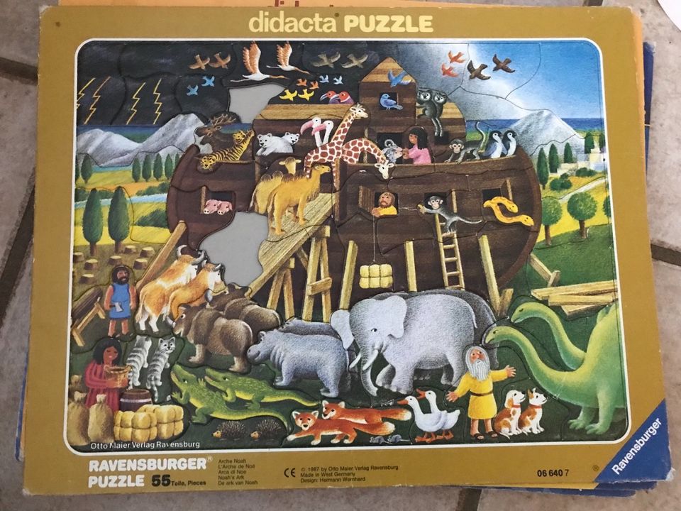 Didacta Puzzle von 1987 Rarität Arche Noah 066407 Ravensburger in Ebern