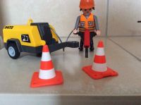 PLAYMOBIL 5472 Bauarbeiter Presslufthammer Kompressor Baustelle Niedersachsen - Bad Bentheim Vorschau