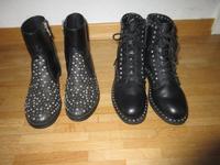 2 Paar ASH Stiefeletten mit Nieten, Leder, Schwarz, Gr. 36 *TOP* Köln - Porz Vorschau