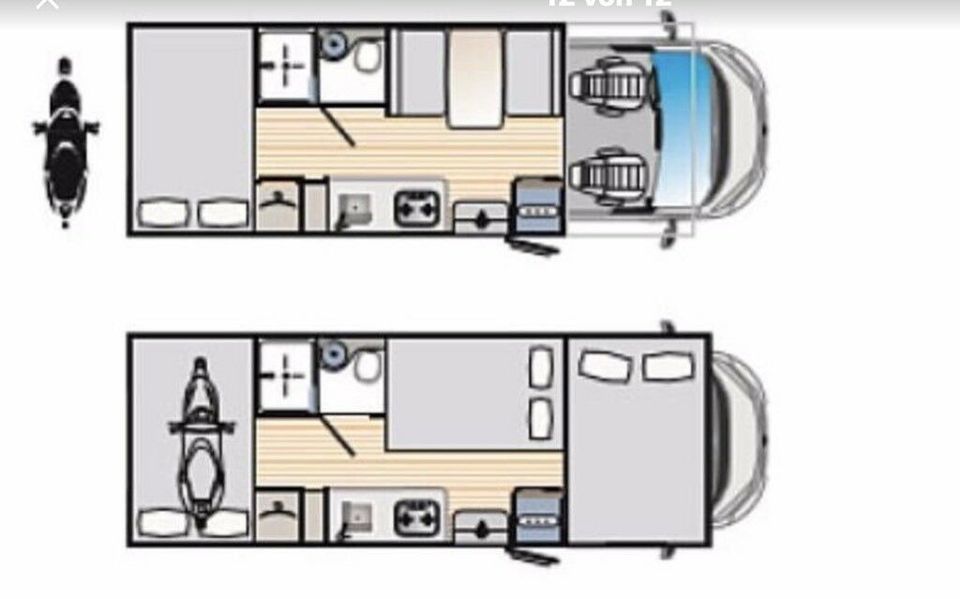 Wohnmobil mieten! September-Mai 14 Tage mieten 11 bezahlen, 1195€ in Heidenau