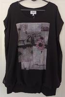 ZIZZI Shirt Gr. M (46/48) schwarz mit Frontprint Schleswig-Holstein - Tarp Vorschau