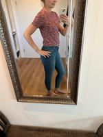 T-Shirt cropped-Style - rot - Goldglitzer - Gr.M Bayern - Grafenwöhr Vorschau