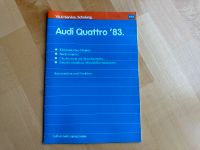 VAG Service Schulung Audi Quattro 1983 Bayern - Kammerstein Vorschau