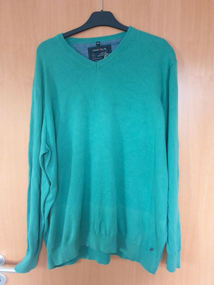 Marvelis Herren Pullover V- Ausschnitt Opal Gr 3XL in Leipzig