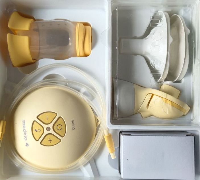 Milchpumpe Medela Set - swing flex, Handmilchpumpe und Zubehör in Mainz