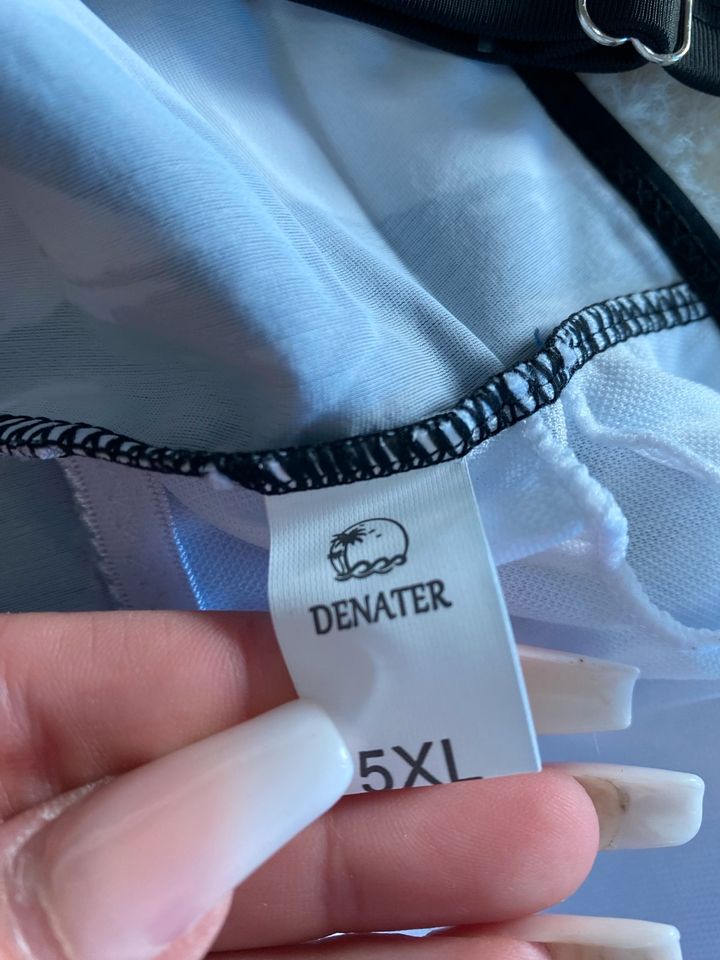 Neu Tankini schwarz weiß 5XL 50 in Saarbrücken