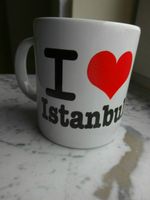 I love Istanbul Becher Tasse Keramik Türkei Henkelbecher weiß Flensburg - Fruerlund Vorschau