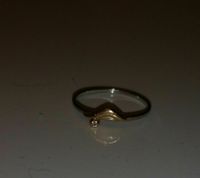 Designer Ring 950 Platin und 750 Gelbgold mit Diamant Frankfurt am Main - Bergen-Enkheim Vorschau