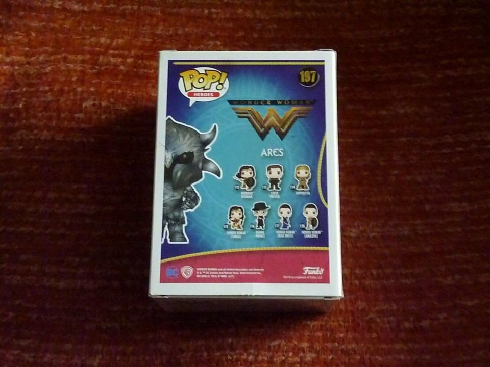 Funko Pop Nr. 197 =  Wonder Woman - Ares / 2017 Sommer Convention in Halle