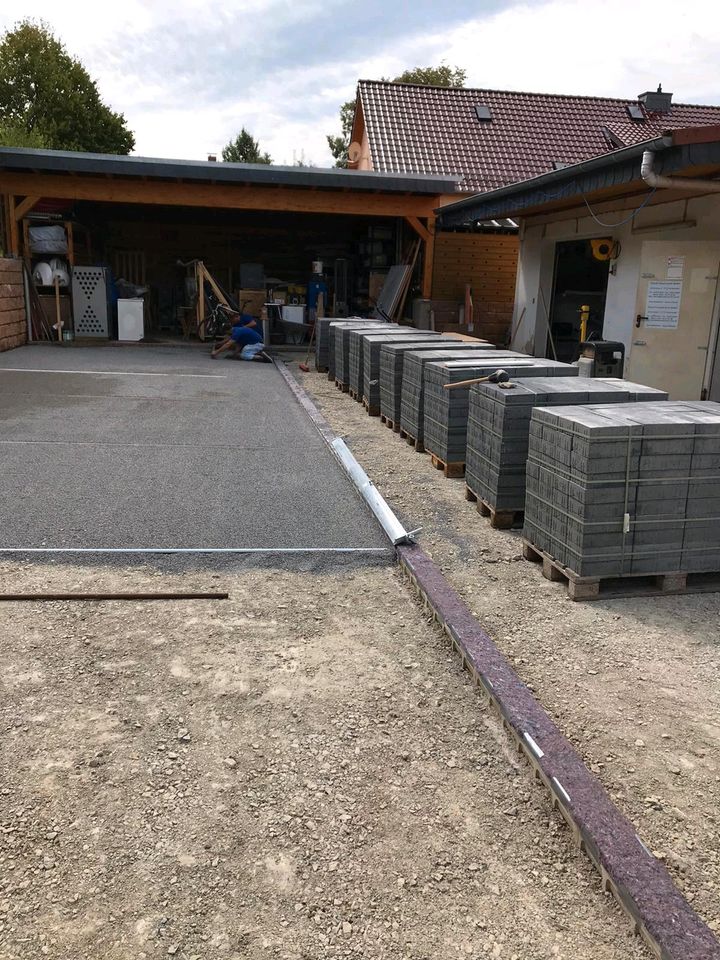 Bagger und Pflasterarbeiten Garten Landschaftsbau in Gleichen