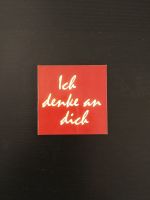 Roter Magnet "Ich denke an dich" Bayern - Kürnach Vorschau