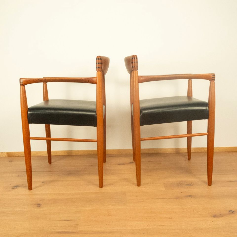 2 Armlehnstühle, Dänisches Design, H.W. Klein, Bramin, Teak, 60er in Düsseldorf