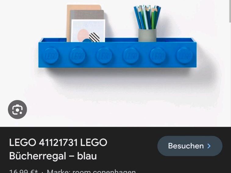 Legostein Bücherregal schwarz in Berlin