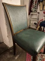 Vintage Leder / Holz Stuhl Schreibtischstuhl antik Dortmund - Schönau Vorschau