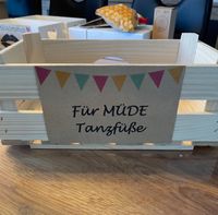 Holzbox für Müde Tanzfüße für Flip Flops Nordrhein-Westfalen - Schwelm Vorschau