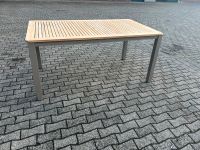 Gartentisch 160 x 90 cm Teak Alugestell Nordrhein-Westfalen - Südlohn Vorschau