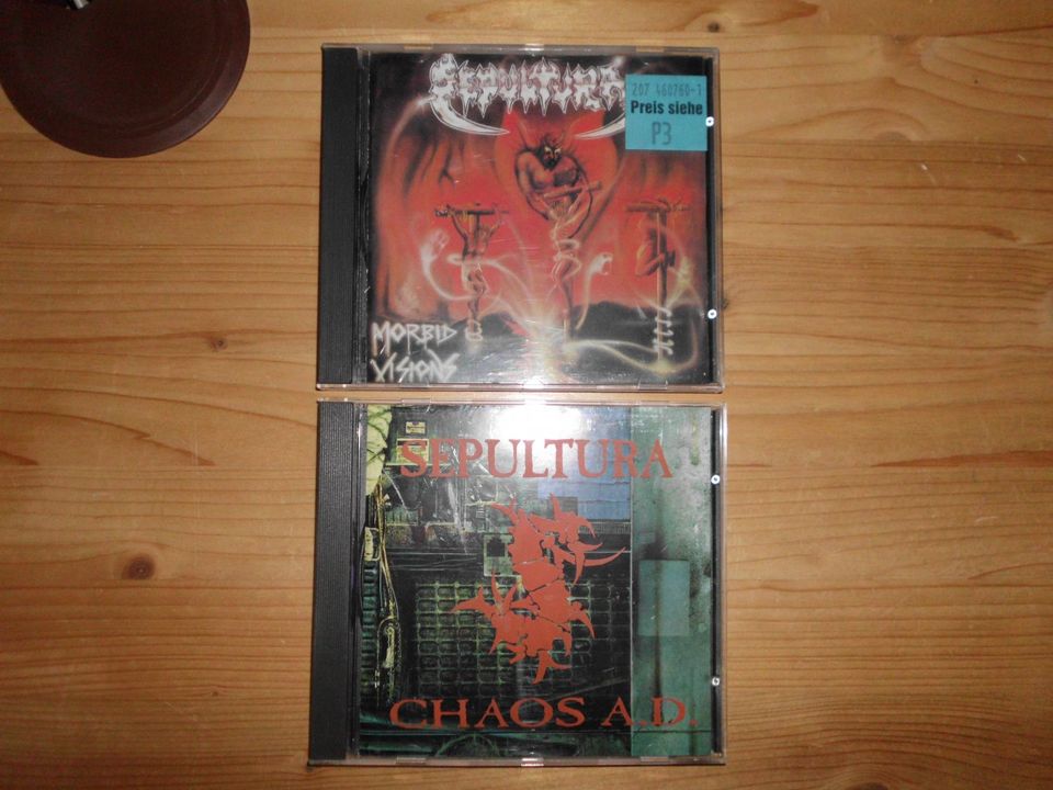 7x Sepultura CD 90er Jahre, RAR TOP in Mellingen