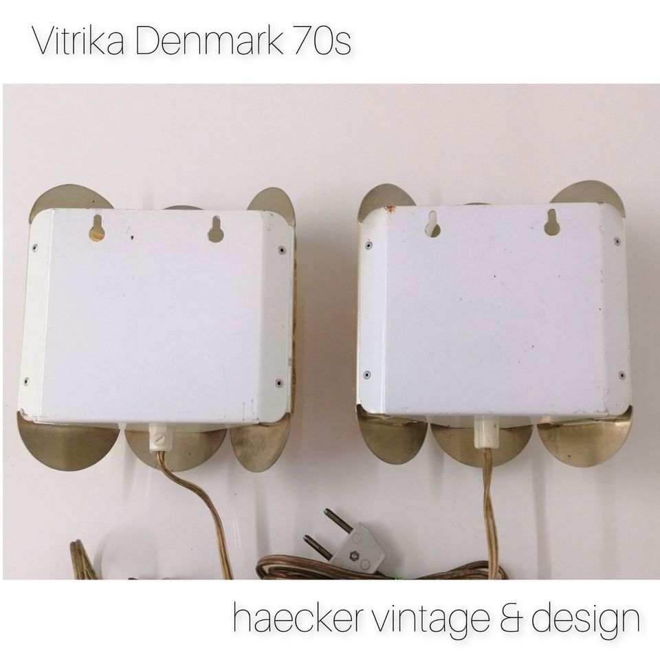 Wandlampe 2x danish design midcentury retro 70er Vitrika Dänemark in Berlin