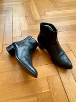 Schwarze Leder Stiefeletten Berlin - Friedenau Vorschau