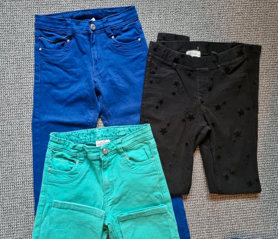 Paket Hosen, Jeggins, 146/152, Mädchen ,H&M, Röther in Bargeshagen