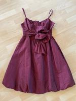 Bordeuxrotes Cocktailkleid mit Ballonrock Hessen - Herborn Vorschau