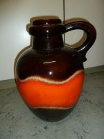 Bodenvase, Keramik, dunkelbraun/rot, 45 cm hoch Bayern - Roding Vorschau