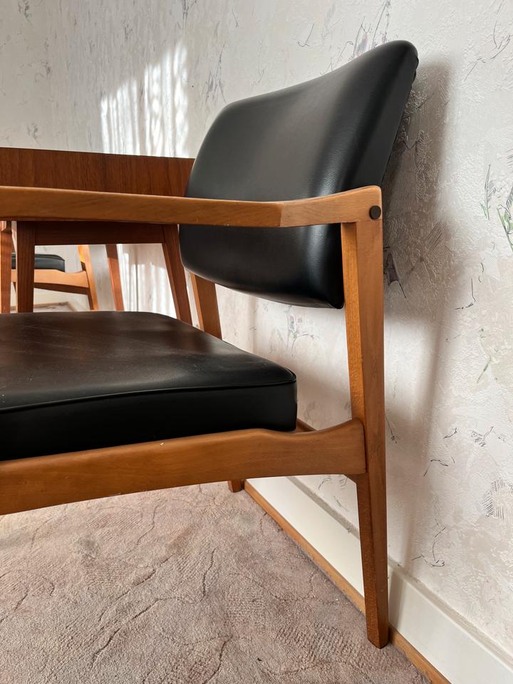 Halle 1 60er Schreibtischstuhl Schreibtisch Stuhl Teak Tisch in Oberursel (Taunus)