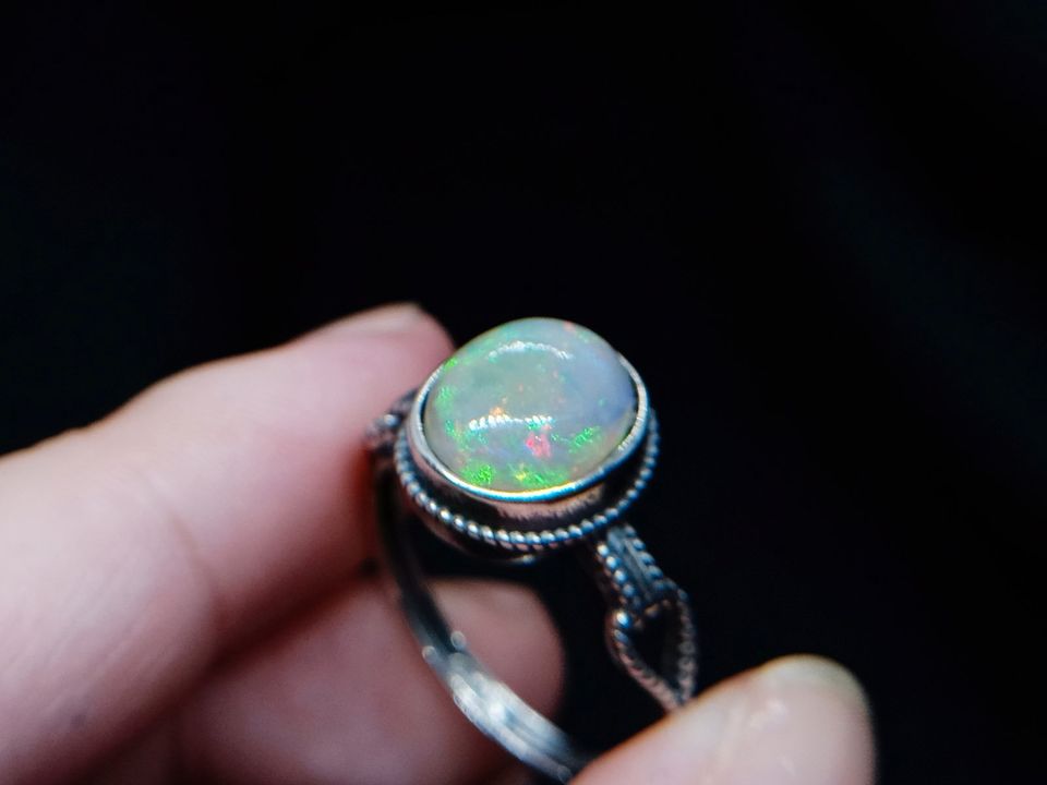 Opal 925 Silber Ring Edelstein Schmuck Damen Geschenk 45€* in Kruft