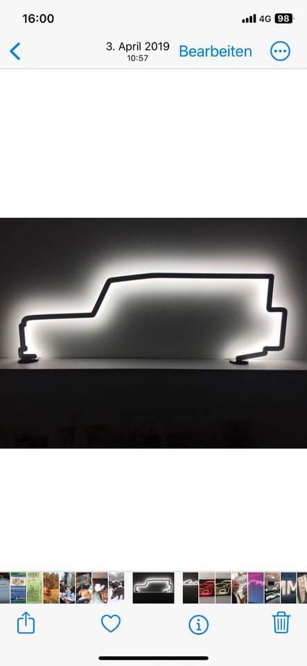 Land Rover Defender 90 110 Serie 88 109 LED Silhouette 1 m in Isernhagen