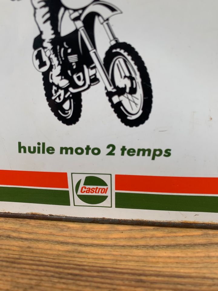 Castrol TS Zweitakt Öldose 60er Moto Cross Enduro Moped Vespa in Korschenbroich